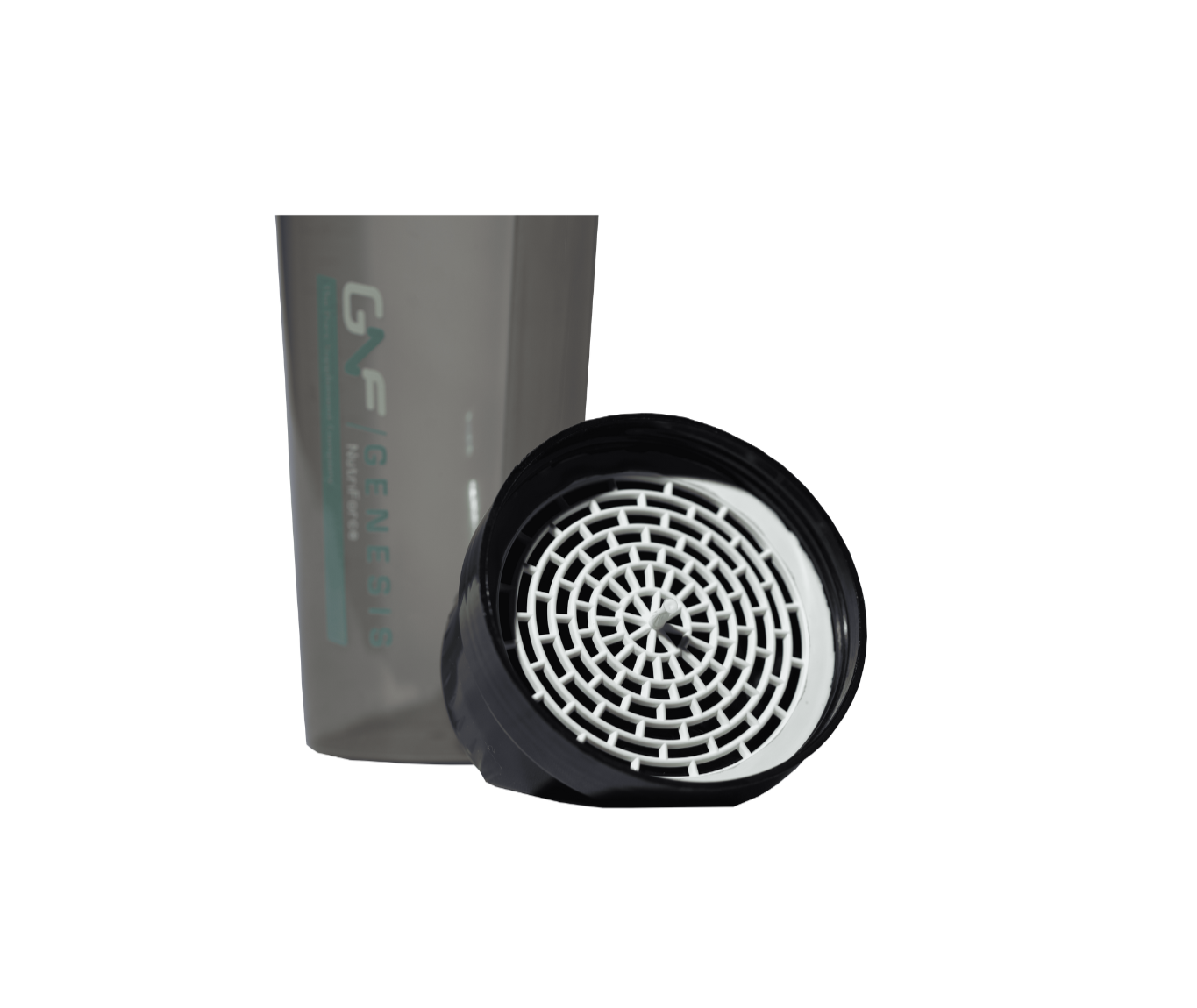 Smokey Grey Shaker Bottle - 800ml - Image 2
